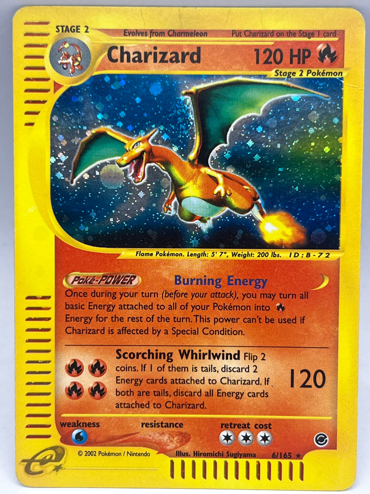 Pokémon - Charizard 6/165 Holo Expedition