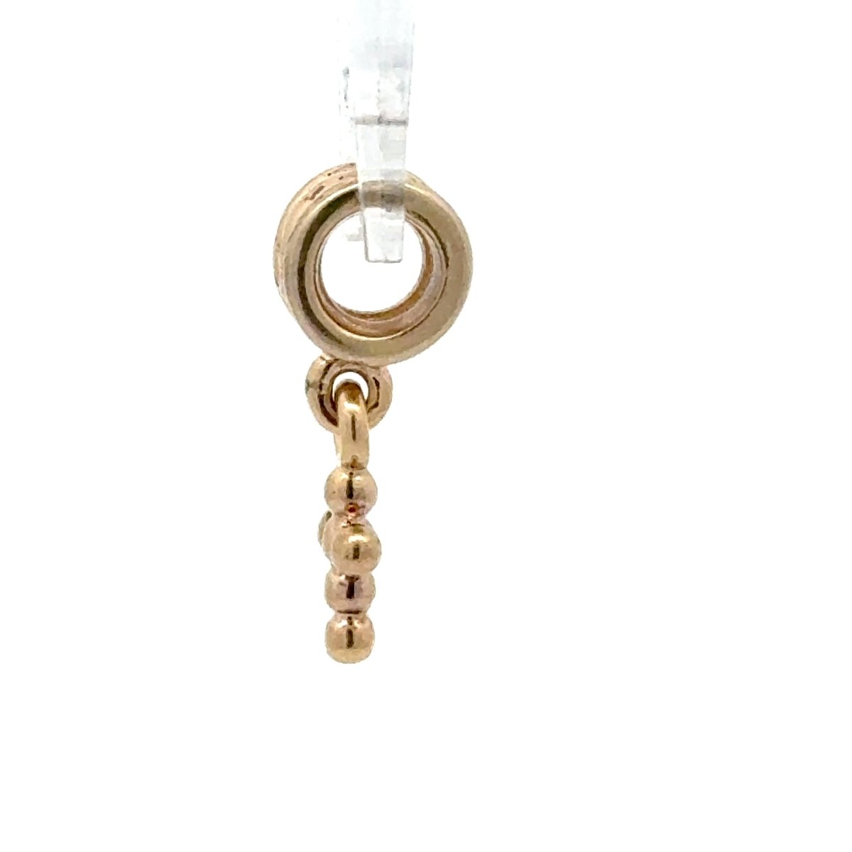 14ct Pandora Yellow Gold Beaded Cross Dangle Charm - Mega Cash Sydney
