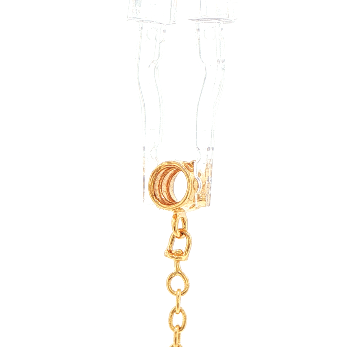 14ct Pandora Yellow Gold Floral Motif Safety Chain Charm - Mega Cash Sydney