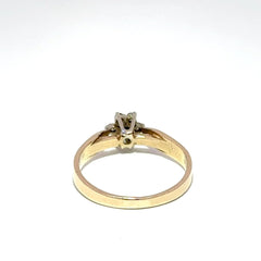 14ct Yellow Gold Diamond Flower Cluster Ring - Mega Cash Sydney