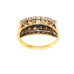 14ct Yellow Gold Diamond Multi-Stone Ring - Mega Cash Sydney