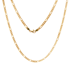 14ct Yellow Gold Figaro Chain Necklace - Mega Cash Sydney