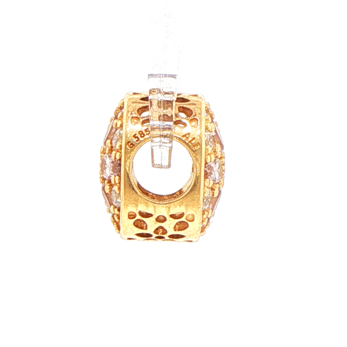 14ct Yellow Gold Pandora Floral Motif Pendant - Mega Cash Sydney