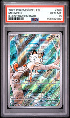 Pokemon - PSA 10 Meowth 106/094 Phantasmal Flames