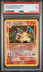Pokemon - PSA 3 Charizard 4/102 Base Set Unlimited
