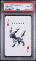 Pokemon - PSA 10 Umbreon #197 - 9 Of Hearts - Gold P/C