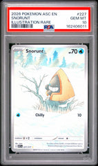 Pokémon - PSA 10 Snorunt 227/217