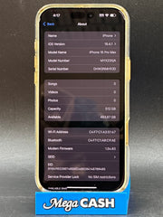 Apple iPhone 16 Pro Max 512GB - Unlocked - A3296 - MYX23X/A