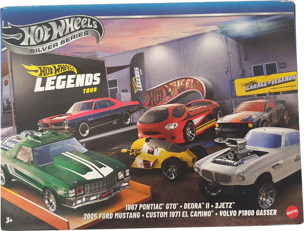 1:64 Hot Wheels 2025 Silver Legends Tour Multipack JBY78 Volvo, Ford, Pontiac - Mega Cash Sydney