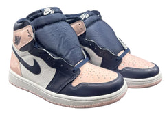 NIKE - Air Jordan 1 Retro High Tops - With Navy, Pink and White - Size 10 US Men’s