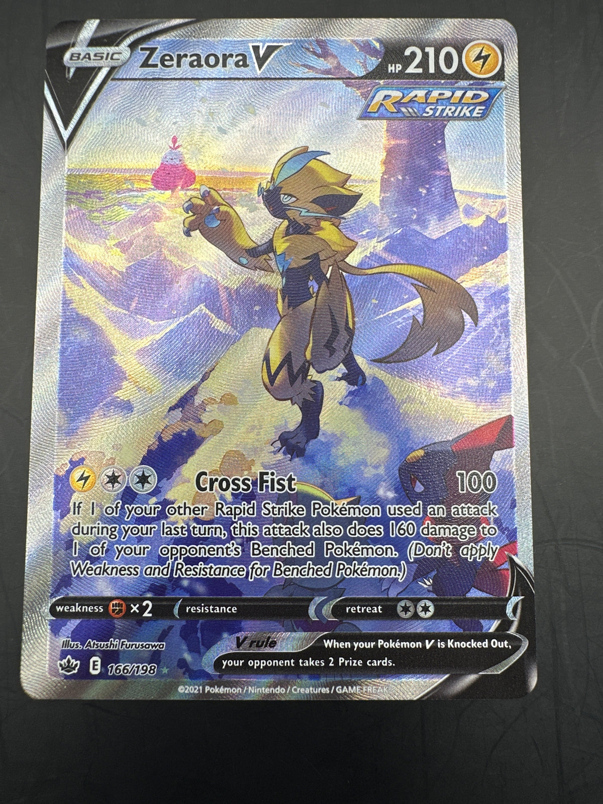 ZERAORA V CHILLING REIGN 166/198