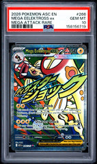 Pokemon PSA 10 Mega Elektross ex 266/217 Mega Attack Rare Ascended