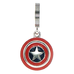 The Pandora Marvel The Avengers Captain America Shield Dangle Charm 790780C01