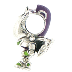 Silver Enamel Buzz Lightyear Pendant