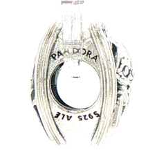 Pandora Marvel Guardians of the Galaxy Rocket Raccoon & Groot Emblem Charm 792565C01