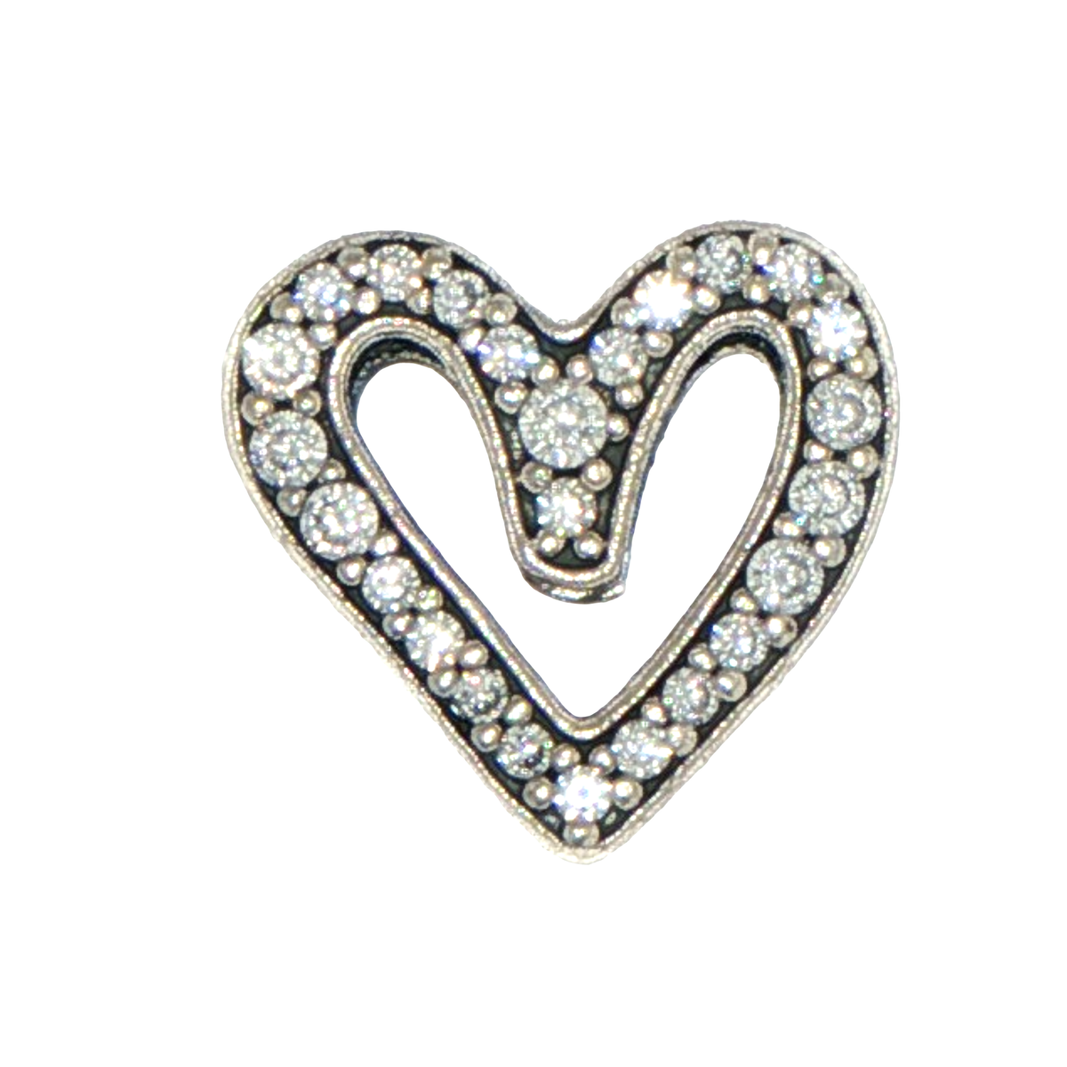 Pandora Sparkling Freehand Silver Heart Charm