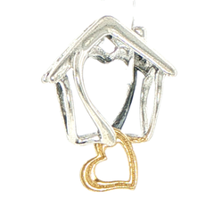 Pandora Home & Heart Charm 764145C00