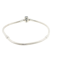 Pandora Moments Barrel Clasp Snake Chain Bracelet 594593C00