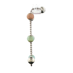 Pandora Pastel Quartz Beaded Ball Chain Bracelet in Silver
