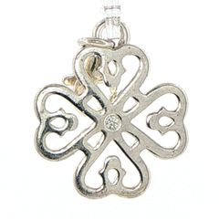 Thomas Sabo Silver Clover Pendant with Cubic Zirconia