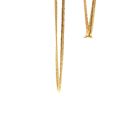 18ct Yellow Gold Woven Chain Necklace