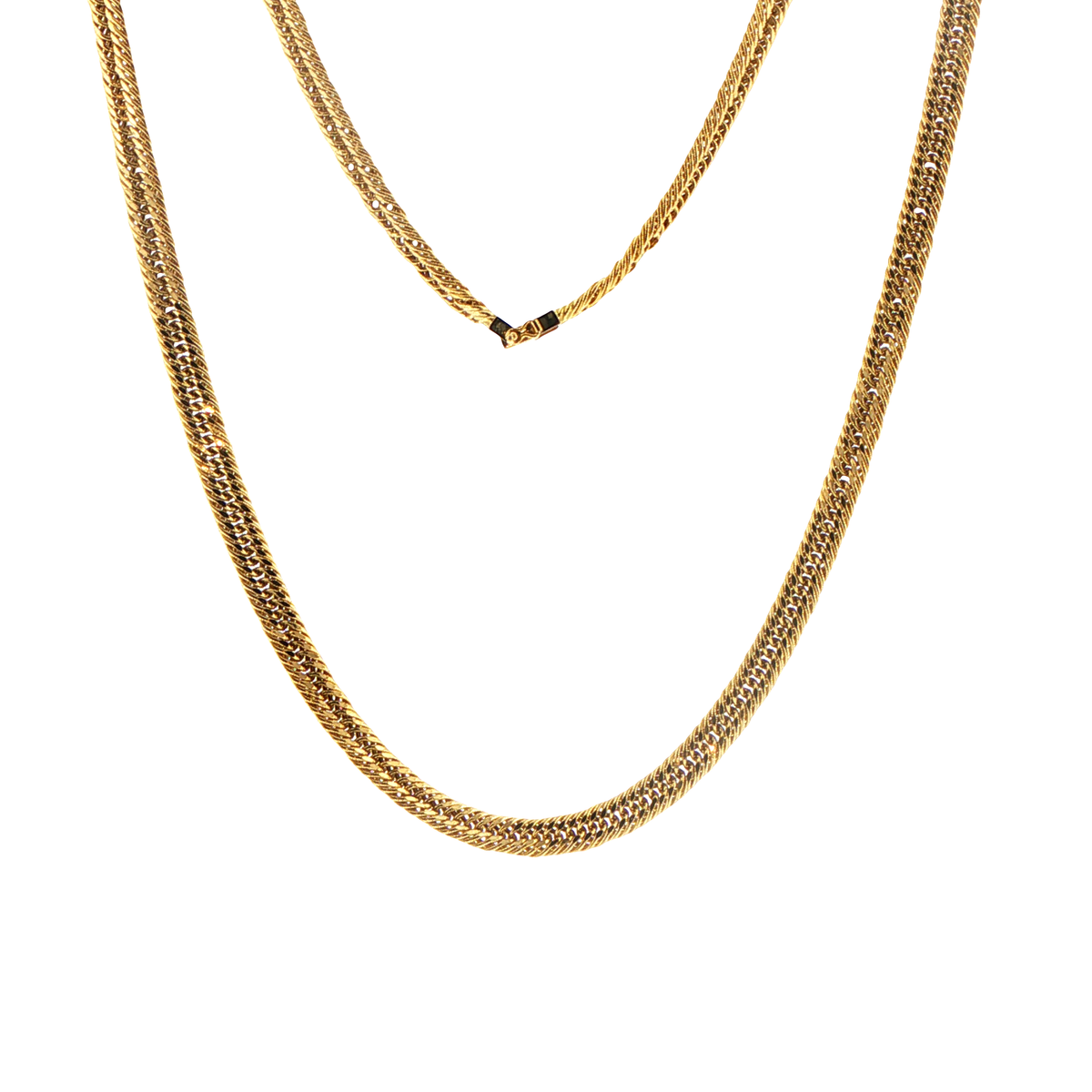 18ct Yellow Gold Woven Chain Necklace
