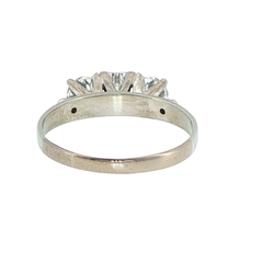 18ct White Gold Diamond Multistone Ring with Valuation