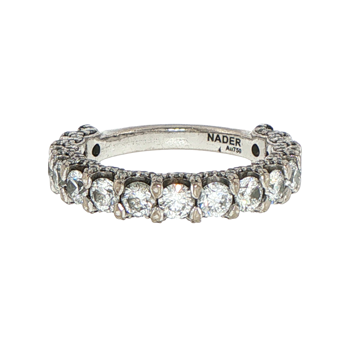 18ct White Gold Diamond Eternity Ring with Valuation