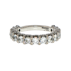 18ct White Gold Diamond Eternity Ring with Valuation