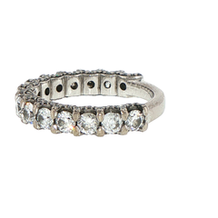 18ct White Gold Diamond Eternity Ring with Valuation