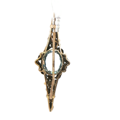 9ct Yellow Gold Vintage-Style Floral Brooch