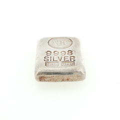 ABC Bullion Company 9998 1000 GMS Silver Vintage Cast Bullion Bar