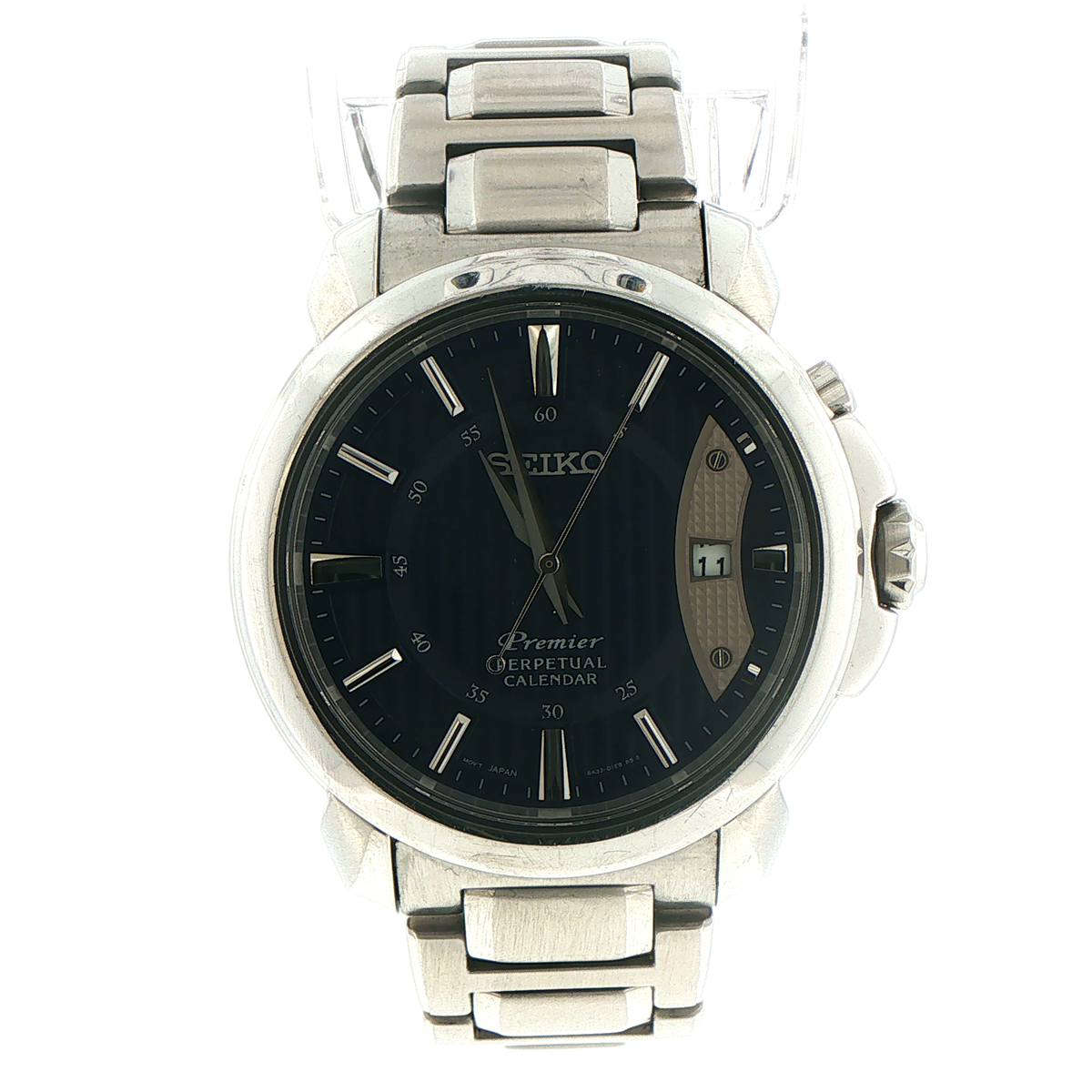 Seiko Premier Perpetual Calendar Watch 6A32-00Z0 39mm