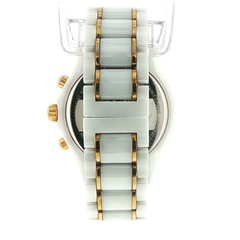 Michael Hill Diamond Ceramic Chronograph Watch 9428 42mm