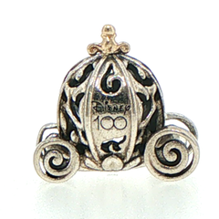 Pandora Disney 100th Anniversary Cinderella's Enchanted Carriage 14ct & Diamond Charm 792553C01
