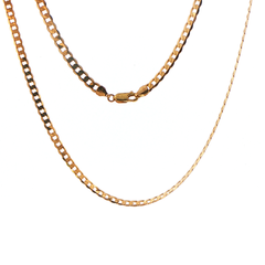 9ct Yellow Gold Classic Curb Chain Necklace