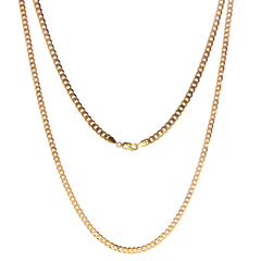9ct Yellow Gold Classic Curb Chain Necklace