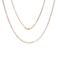9ct Yellow Gold Classic  Oval Link Chain Necklace