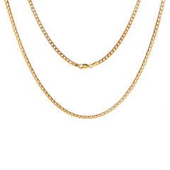 9ct Yellow Gold Curb Link Chain Necklace