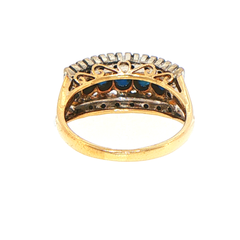 14ct Yellow Gold Diamond Multi-Stone Ring
