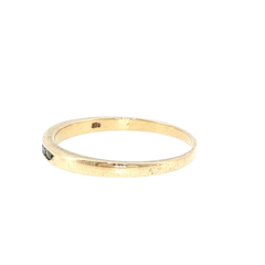 9ct Yellow Gold Channel-Set Diamond Band Ring
