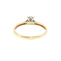 9ct Yellow Gold Diamond Cluster Multi-Stone Ring