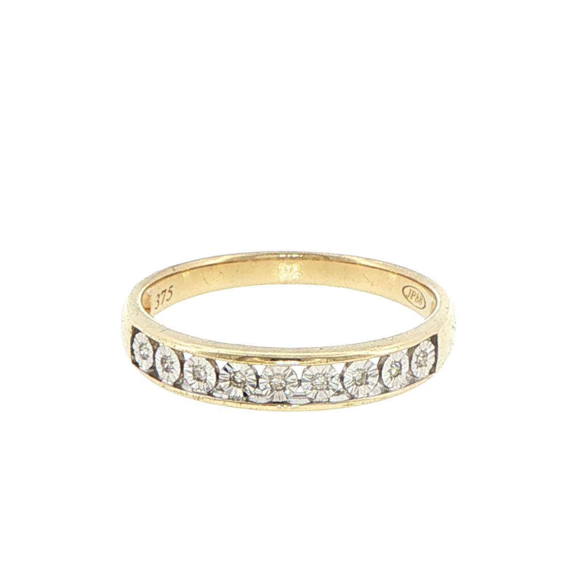 9ct Yellow Gold Diamond Eternity Ring