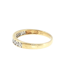 9ct Yellow Gold Diamond Eternity Ring