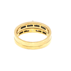 18ct Yellow Gold Diamond Engagement Ring Set