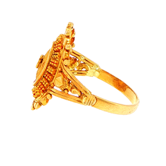 21ct Yellow Gold Traditional Filigree Ring
