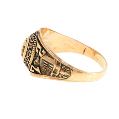 9ct Yellow Gold Nursing School Commemorative Signet Ring