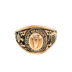 9ct Yellow Gold Nursing School Commemorative Signet Ring