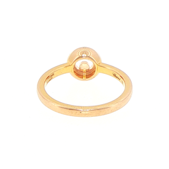 CHOPARD Happy Diamonds 18ct Rose Gold Floating Diamond Solitaire Ring