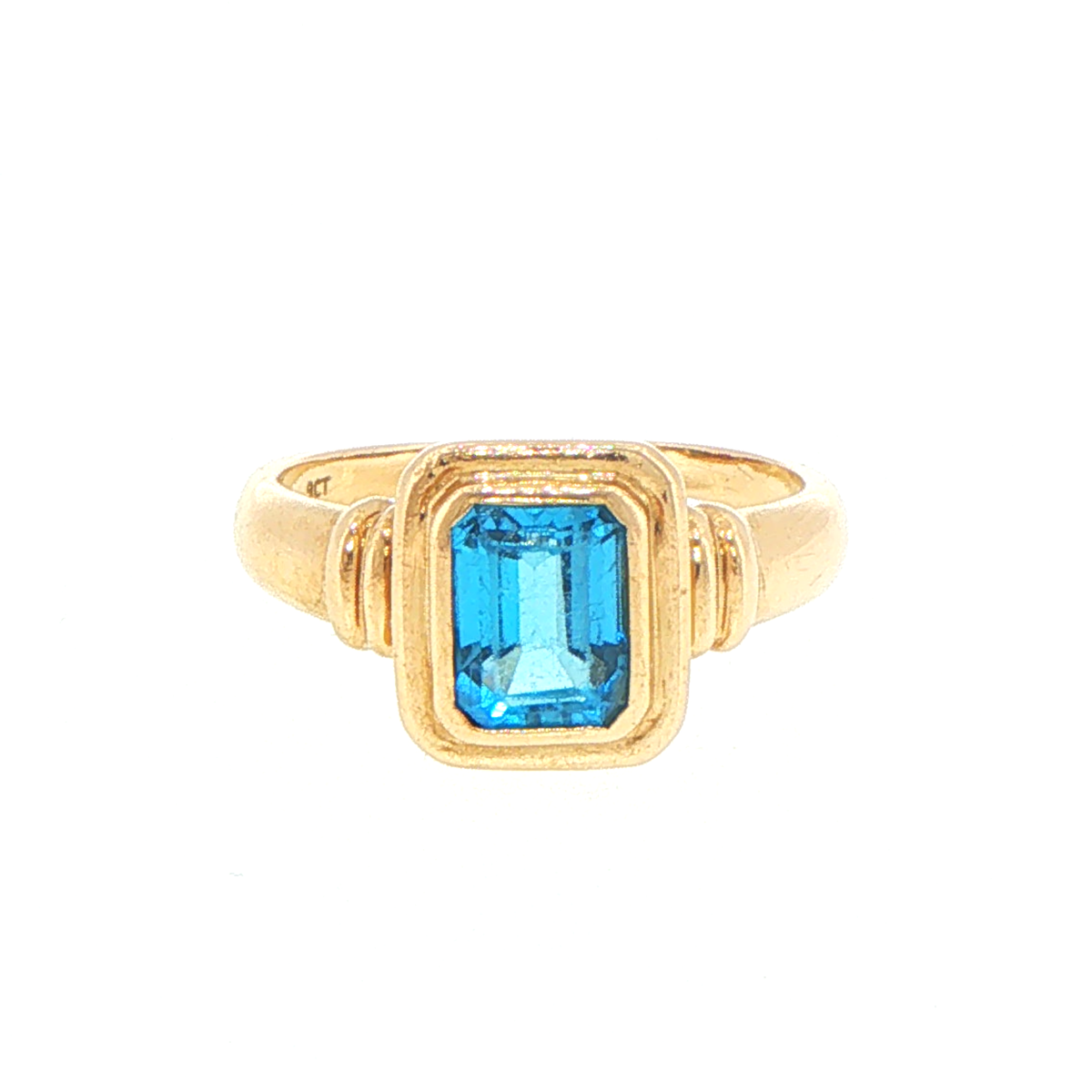 9ct Yellow Gold Solitaire Ring